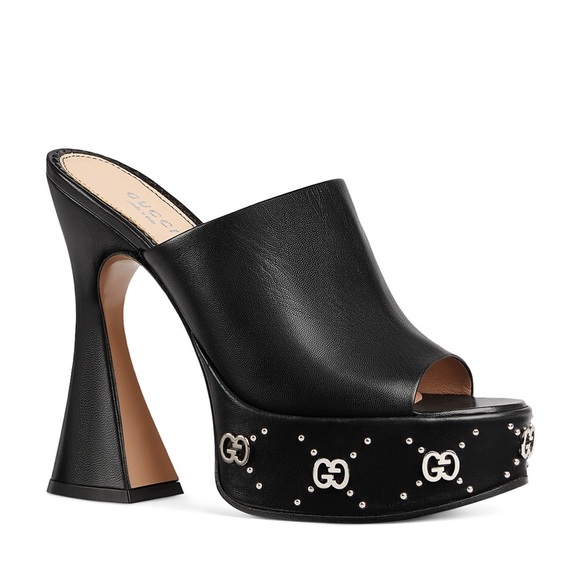 Authentic Brand New Gucci Studded Platform Sandals size 38.5 - Picture 5 of 14